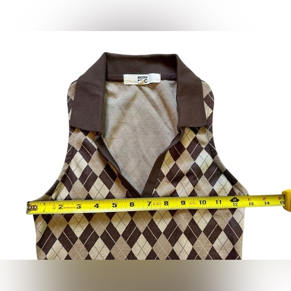 Madden NYC Junior's Sleeveless V-Neck Polo Dress Size XS - Picture 3 of 8